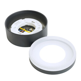 Светильник потолочный HL457 12W, 230V, GX53, черный Feron