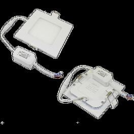 Светильник встраиваемый квадратный белый 12w 6000-6500K, металл 172 (155) mm IP20 Deko (распродажа)