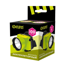 Фонарь ФАZА AccuFH7-L1W-gn (зел.)