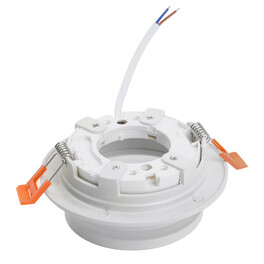 Светильник потолочный встраиваемый 15W 230V GX53, белый, круг, без лампы, DL502 LUNA Feron 