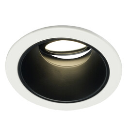 Светильник потолочный встраиваемый MR16 G5.3, белый + черный DL3113