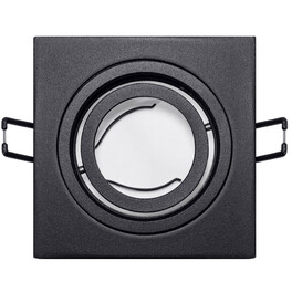Светильник встраиваемый поворотный GU5.3 (MR16) квадрат 010109 Чёрный SignImpress