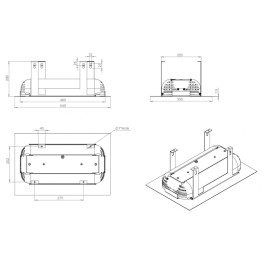 Светильник светодиодный ДВУ 07-104-50-Д110 (104 Вт, 13142 Лм, 8,1 кг) Ферекс