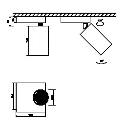 Крепление сменное М11 MINI VILLY, настенное поворотное накладное, цвет белый SWG