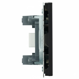 Розетка HDMI 2.0 Type A (механизм), серия Эмили, RST00-5118-05, черный уголь, soft touch