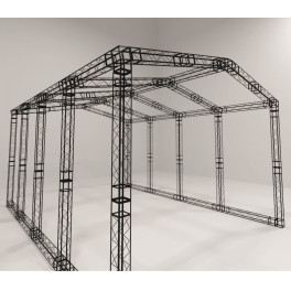 Фермы металлические Line 12*12*50cm, цвет черный, SignImpress