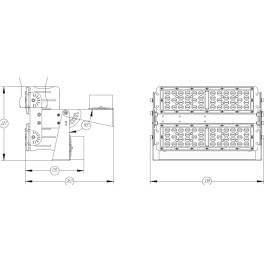 Светильник светодиодный FG 100 200W 5000K Faros