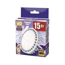 Лампа светодиодная PLED-GX53 15w 5000K 1300Lm  230V/50Hz  Power Jazzway