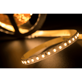 Лента светодиодная ПРО SMD2835 128LED/м 11,5Вт/м 24В IP20 Цвет:Теплый белый (1метр) SWG