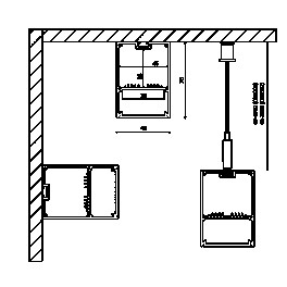 Профиль подвесной/накладной алюминиевый LS.4970 (2.5м) SWG