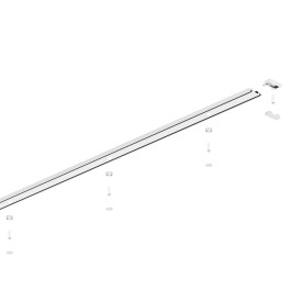 Шинопровод 1фаза накладной Ultra Thin 24/48В для магнитных треков Белый 3м SignImpress