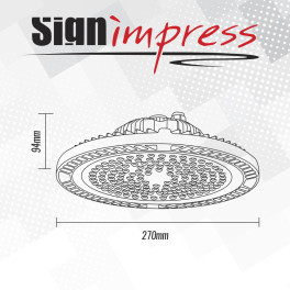 Светильники светодиодный для высоких пролетов FD021 220В 100Вт 5000К 125д 90гр IP65 SignImpress