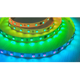 Лента светодиодная ПРО 5050, 60 LED/м, 14,4 Вт/м, 24В, IP20, Цвет: RGB SPI (1м.) SWG 