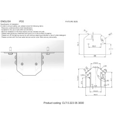 Профиль-адаптер для монтажа в натяжной потолок для магнитного шинопровода CLT 0.223 05 3 Crystal Lux