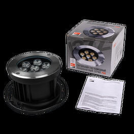 Светильник светодиодный встраиваемый PGR R130 7w 4000K 30° Сhrome IP67 Jazzway 