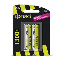 Батарейка акк. ФАZА AA 1300мАч BL-2 - 1шт.