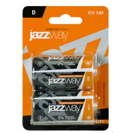 Батарейка солевая R20 JAZZway Heavy Duty - 1шт.