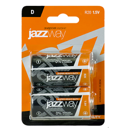 Батарейка солевая R20 JAZZway Heavy Duty - 1шт.
