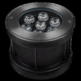 Светильник светодиодный встраиваемый PGR R130 7w 4000K 30° Сhrome IP67 Jazzway 