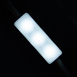 Модуль светодиодный mini 3 SMD 2835 0,6Вт 50Лм 10000К (с линзой 170) SignImpress