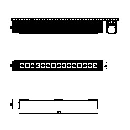 Светильник трековый SY 25W Черный 4000К  SY-601223-BL-25-NW SWG