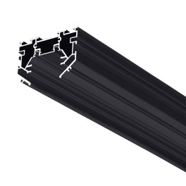 Шинопровод 1фаза встраиваемый Stretch 24/48В для магнитных треков Чёрный 1,5м SignImpress