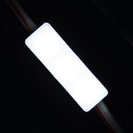 Модуль светодиодный mini 3 SMD 2835 0,6Вт 50Лм 10000К (с линзой 170) SignImpress