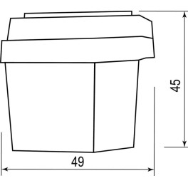 Датчик движения SEN25 230V 6А IP44 фотоэлемент, белый Feron