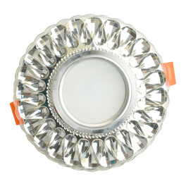 Светильник встраиваемый с белой LED подсветкой CD938 потолочный MR16 G5.3 прозрачный Feron