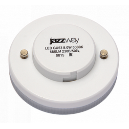 Лампа светодиодная PLED-GX53 8w 4000K 680Lm 230/50 Power Jazzway