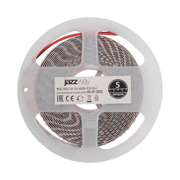 Светодиодная лента PLS 2835/120-12V 4000K IP20 5m (белый) Jazzway