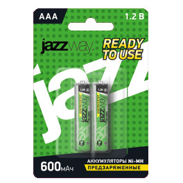 Батарейка акк. JAZZway AAA  600мАч предзаряженные BL-2 - 1шт.