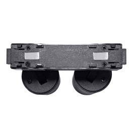 Светильник трековый 1фаза магнитный Inclin-1 двойной Bridgelux 48В 18Вт 4000К Чёрный 3г SignImpress