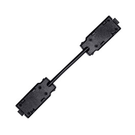 Коннектор питания 8см для соединения шинопровода однофазного магнитного Ultra Чёрный SignImpress