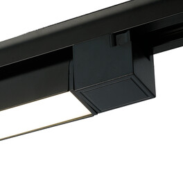 Светодиодный светильник AL232 трековый однофазный на шинопровод 20W 4000K 120 градусов черный Feron