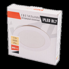 Cветильник светодиодный встраиваемый PLED DL7 12W 3000K WH IP54 Jazzway 
