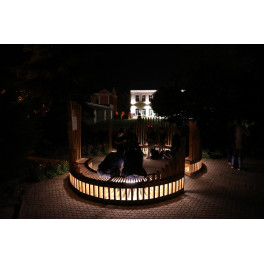 Лента светодиодная LUX, 3528, 120 LED/м, 9,6 Вт/м, 24В, IP65, Холодный белый (6000K) 1м. SWG